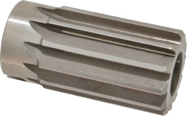 Made in USA - 1-1/2" Reamer Diam, Straight Flute Shell Reamer - Exact Tool & Supply