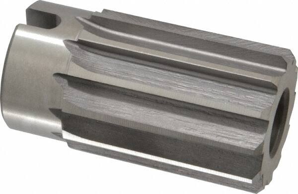 Made in USA - 1-5/8" Reamer Diam, Straight Flute Shell Reamer - Exact Tool & Supply
