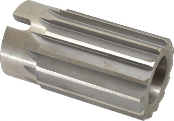 Made in USA - 2-1/16" Reamer Diam, Straight Flute Shell Reamer - Exact Tool & Supply
