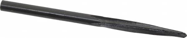 Made in USA - 1/4" Reamer Diam, 5/32" Small End Diam, 5/16" Diam Straight Shank, 2-1/2" Flute, Bridge Reamer - Exact Tool & Supply
