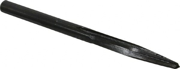 Made in USA - 5/16" Reamer Diam, 3/16" Small End Diam, 3/8" Diam Straight Shank, 2-3/4" Flute, Bridge Reamer - Exact Tool & Supply