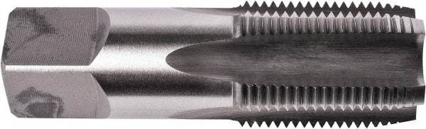 Union Butterfield - 1/8-27 NPSF Thread, 4 Flute Standard Pipe Tap - 2-1/8" OAL, 3/4" Thread Length, 7/16" Shank Diam, Bright Finish, High Speed Steel - Exact Tool & Supply