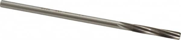 Made in USA - 7/32" High Speed Steel 6 Flute Chucking Reamer - Exact Tool & Supply