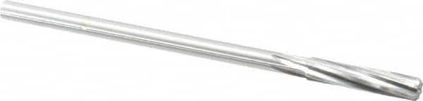 Made in USA - 21/64" High Speed Steel 6 Flute Chucking Reamer - Exact Tool & Supply