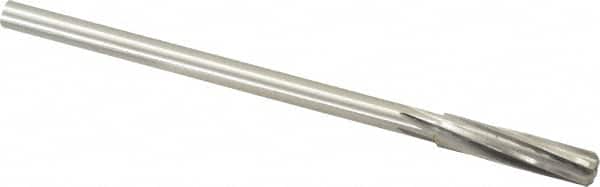 Made in USA - 11/32" High Speed Steel 6 Flute Chucking Reamer - Exact Tool & Supply