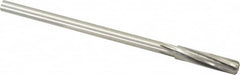 Made in USA - 11/32" High Speed Steel 6 Flute Chucking Reamer - Exact Tool & Supply