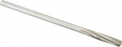 Made in USA - 23/64" High Speed Steel 6 Flute Chucking Reamer - Exact Tool & Supply