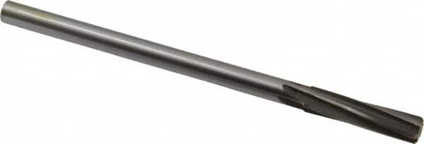 Made in USA - 31/64" High Speed Steel 6 Flute Chucking Reamer - Exact Tool & Supply