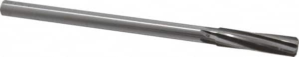 Made in USA - 1/2" High Speed Steel 6 Flute Chucking Reamer - Exact Tool & Supply