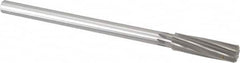 Made in USA - 9/16" High Speed Steel 8 Flute Chucking Reamer - Exact Tool & Supply
