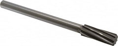 Made in USA - 27/32" High Speed Steel 8 Flute Chucking Reamer - Exact Tool & Supply