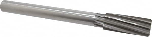 Made in USA - 1-1/4" High Speed Steel 10 Flute Chucking Reamer - Exact Tool & Supply