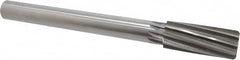 Made in USA - 1-1/4" High Speed Steel 10 Flute Chucking Reamer - Exact Tool & Supply