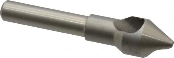 M.A. Ford - 7/16" Head Diam, 1/4" Shank Diam, 0 Flute 60° High Speed Steel Countersink - Exact Tool & Supply
