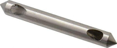 M.A. Ford - 3/16" Head Diam, 3/16" Shank Diam, 0 Flute 82° High Speed Steel Countersink - Bright Finish, 1-1/2" OAL, Single End, Straight Shank, Right Hand Cut - Exact Tool & Supply