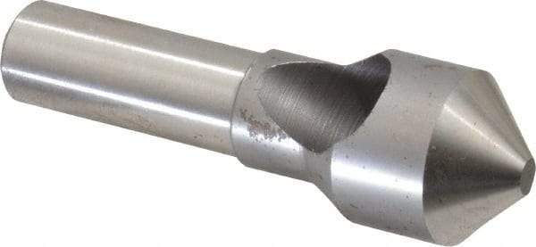 M.A. Ford - 13/16" Head Diam, 1/2" Shank Diam, 0 Flute 90° High Speed Steel Countersink - Bright Finish, 2-5/8" OAL, Single End, Straight Shank, Right Hand Cut - Exact Tool & Supply