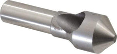 M.A. Ford - 13/16" Head Diam, 1/2" Shank Diam, 0 Flute 90° High Speed Steel Countersink - Bright Finish, 2-5/8" OAL, Single End, Straight Shank, Right Hand Cut - Exact Tool & Supply