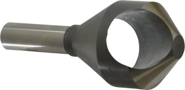 M.A. Ford - 1-1/2" Head Diam, 1/2" Shank Diam, 0 Flute 90° High Speed Steel Countersink - Exact Tool & Supply