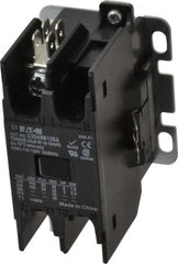 Eaton Cutler-Hammer - 1 Pole, 25 Amp Inductive Load, 110 to 120 Coil VAC at 50/60 Hz, Nonreversible Definite Purpose Contactor - Exact Tool & Supply