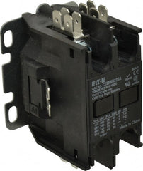 Eaton Cutler-Hammer - 2 Pole, 25 Amp Inductive Load, 110 to 120 Coil VAC at 50/60 Hz, Nonreversible Definite Purpose Contactor - Exact Tool & Supply