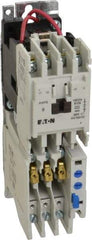 Eaton Cutler-Hammer - 110 Coil VAC at 50 Hz, 120 Coil VAC at 60 Hz, 9 Amp, Nonreversible Open Enclosure NEMA Motor Starter - 1/3 hp at 1 Phase - Exact Tool & Supply