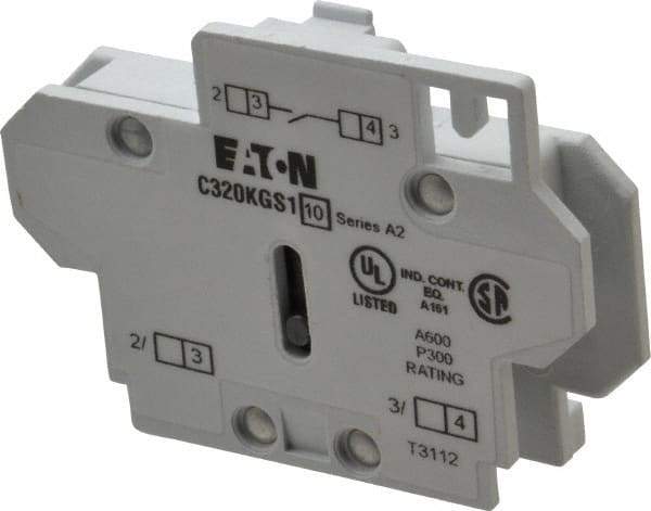 Eaton Cutler-Hammer - Starter Auxiliary Contact - For Use with 10-60A Contactors - Exact Tool & Supply
