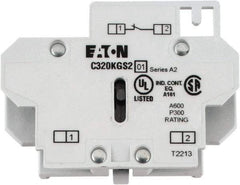Eaton Cutler-Hammer - Starter Auxiliary Contact - For Use with 10-60A Contactors - Exact Tool & Supply