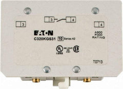 Eaton Cutler-Hammer - Starter Auxiliary Contact - For Use with 100-400A Contactors - Exact Tool & Supply