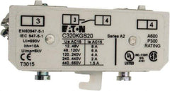 Eaton Cutler-Hammer - Starter Auxiliary Contact - For Use with 100-400A Contactors - Exact Tool & Supply