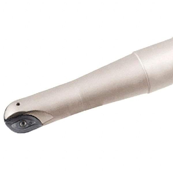 Iscar - 16mm Cut Diam, 13mm Max Depth of Cut, 20mm Shank Diam, 160mm OAL, Indexable Ball Nose End Mill - 60mm Head Length, Straight Shank, BCM Toolholder, BCR D160 Insert - Exact Tool & Supply