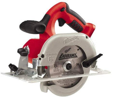 Milwaukee Tool - 28 Volt, 6-1/2" Blade, Cordless Circular Saw - 4,200 RPM, Lithium-Ion Batteries Not Included - Exact Tool & Supply