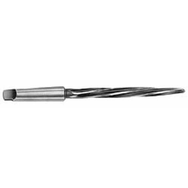 Interstate - 1-5/16" Reamer Diam, 1-1/64" Small End Diam, 4MT Morse Taper Shank, 7-3/8" Flute, Bridge Reamer - Exact Tool & Supply