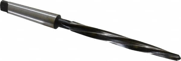 Interstate - 1/2" Reamer Diam, 5/16" Small End Diam, 2MT Morse Taper Shank, 5-1/8" Flute, Bridge Reamer - Exact Tool & Supply