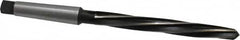 Interstate - 9/16" Reamer Diam, 3/8" Small End Diam, 2MT Morse Taper Shank, 5-1/8" Flute, Bridge Reamer - Exact Tool & Supply