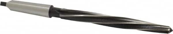Interstate - 13/16" Reamer Diam, 35/64" Small End Diam, 3MT Morse Taper Shank, 7-3/8" Flute, Bridge Reamer - Exact Tool & Supply