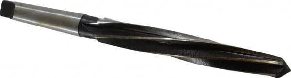 Interstate - 1-1/16" Reamer Diam, 13/16" Small End Diam, 3MT Morse Taper Shank, 7-3/8" Flute, Bridge Reamer - Exact Tool & Supply