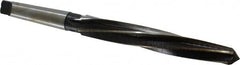 Interstate - 1-1/16" Reamer Diam, 13/16" Small End Diam, 3MT Morse Taper Shank, 7-3/8" Flute, Bridge Reamer - Exact Tool & Supply