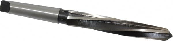 Interstate - 1-1/4" Reamer Diam, 63/64" Small End Diam, 4MT Morse Taper Shank, 7-3/8" Flute, Bridge Reamer - Exact Tool & Supply