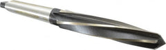 Interstate - 1-1/2" Reamer Diam, 1-1/4" Small End Diam, 4MT Morse Taper Shank, 7-3/8" Flute, Bridge Reamer - Exact Tool & Supply