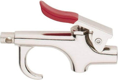 Value Collection - 145 Max psi Standard Safety Thumb Lever Blow Gun - 1/4 NPT, 3" Tube Length, Chrome Plated Zinc - Exact Tool & Supply