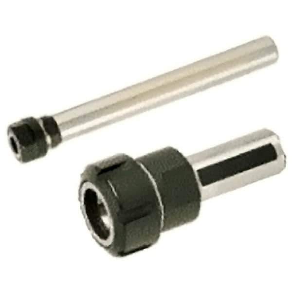 Iscar - 1mm to 16mm Capacity, 46mm Projection, Straight Shank, ER25 Collet Chuck - 146mm OAL, 20mm Shank Diam - Exact Tool & Supply