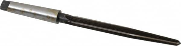 Interstate - 17/32" Reamer Diam, 11/32" Small End Diam, 2MT Morse Taper Shank, 5-1/8" Flute, Bridge Reamer - Exact Tool & Supply