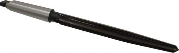 Interstate - 13/16" Reamer Diam, 35/64" Small End Diam, 3MT Morse Taper Shank, 7-3/8" Flute, Bridge Reamer - Exact Tool & Supply