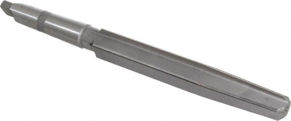Interstate - 1-3/16" Reamer Diam, 59/64" Small End Diam, 3MT Morse Taper Shank, 7-3/8" Flute, Bridge Reamer - Exact Tool & Supply