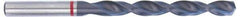 Accupro - #31 135° Cobalt Jobber Drill - TiAlN Finish, Right Hand Cut, Spiral Flute, Straight Shank, 65mm OAL, UX Point - Exact Tool & Supply