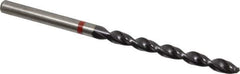 Accupro - 5/32" 135° Cobalt Jobber Drill - TiAlN Finish, Right Hand Cut, Spiral Flute, Straight Shank, 75mm OAL, UX Point - Exact Tool & Supply