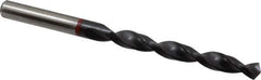 Accupro - 8mm 135° Cobalt Jobber Drill - TiAlN Finish, Right Hand Cut, Spiral Flute, Straight Shank, 117mm OAL, UX Point - Exact Tool & Supply