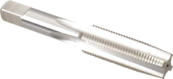 Hertel - 9/16-18 UNF, 4 Flute, Bottoming, Plug & Taper, Bright Finish, High Speed Steel Tap Set - 3-19/32" OAL, 2B/3B Class of Fit - Exact Tool & Supply