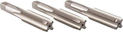 Hertel - 5/8-18 UNF, 4 Flute, Bottoming, Plug & Taper, Bright Finish, High Speed Steel Tap Set - 3-13/16" OAL, 2B/3B Class of Fit - Exact Tool & Supply