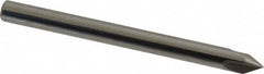Hertel - 1/8" Head Diam, 1/8" Shank Diam, 3 Flute 60° Solid Carbide Countersink - Exact Tool & Supply